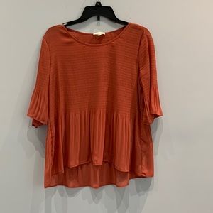 Orange blouse